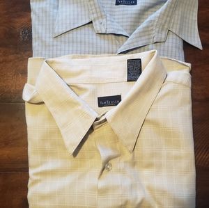 2Lot Bundle Van Heusen Button up shirts